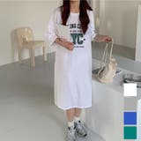 夏 夏先から着こなせる大人カジュアル半袖ワンピース Tシャツ | maison de LATIR | 詳細画像1