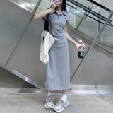 デイリーにちょうどいい軽やかワンピース ポロシャツ ワンピース | maison de LATIR | 詳細画像9 