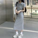 グレー | デイリーにちょうどいい軽やかワンピース ポロシャツ ワンピース | maison de LATIR