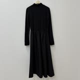 ハーフジップで首元アレンジ可能な長袖ワンピース クルーネック Vネック | maison de LATIR | 詳細画像11