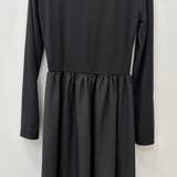 ハーフジップで首元アレンジ可能な長袖ワンピース クルーネック Vネック | maison de LATIR | 詳細画像16