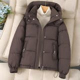 首元まで包み込むフード付き中綿コート アウター コート | maison de LATIR | 詳細画像6