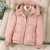 首元まで包み込むフード付き中綿コート アウター コート | maison de LATIR | 詳細画像7