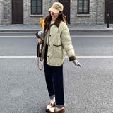 ふんわり軽やか、秋冬のおしゃれキルティングコート カラー ボア | maison de LATIR | 詳細画像9