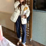 ふんわり軽やか、秋冬のおしゃれキルティングコート カラー ボア | maison de LATIR | 詳細画像14