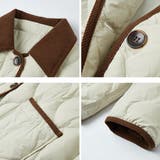 ふんわり軽やか、秋冬のおしゃれキルティングコート カラー ボア | maison de LATIR | 詳細画像17