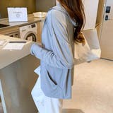 ちょっとした日除けに最適なスタンドカラージップジャケット 指穴付き UV対策 | maison de LATIR | 詳細画像10