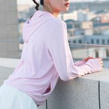 紫外線が気になる季節に欠かせないフード付きジップパーカー UV対策 指穴 | maison de LATIR | 詳細画像7 