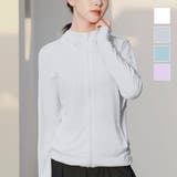 紫外線が気になる季節に欠かせないフード付きジップパーカー UV対策 指穴 | maison de LATIR | 詳細画像1 