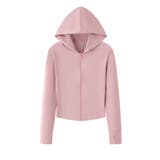 ピンク | UVカット長袖パーカー パーカー ショート丈 | maison de LATIR