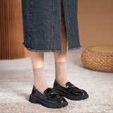 上品で歩きやすい旬の厚底ローファー シューズ 靴 | maison de LATIR | 詳細画像3 