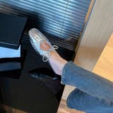 メタリックリボンサンダル サンダル フラットサンダル | maison de LATIR | 詳細画像4 