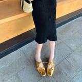 メタリックリボンサンダル サンダル フラットサンダル | maison de LATIR | 詳細画像5 