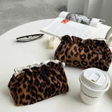 気分をあげる、大人かわいいアニマル柄収納ポーチ オフィス オフィスカジュアル | maison de LATIR | 詳細画像3 