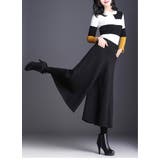 ワイドパンツ ウール混 ワイドパンツ | maison de LATIR | 詳細画像2
