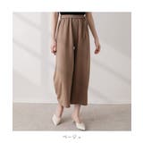 リボンベルト付きワイドクロップドパンツ ワイドパンツ クロップドパンツ | maison de LATIR | 詳細画像19