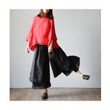 ふわっとしたシルエットが可愛いキュロットパンツ 綿 シンプル | maison de LATIR | 詳細画像11