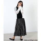 マルチストライプ リラックスパンツ シフォン | maison de LATIR | 詳細画像11