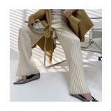 大人カジュアルなニットワイドパンツ 冬 モップパンツ | maison de LATIR | 詳細画像4 