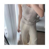 大人カジュアルなニットワイドパンツ 冬 モップパンツ | maison de LATIR | 詳細画像5 