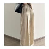 ゆったりシルエットでこなれ感たっぷりのドレープワイドパンツ 秋 涼しい | maison de LATIR | 詳細画像3