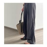 ゆったりシルエットでこなれ感たっぷりのドレープワイドパンツ 秋 涼しい | maison de LATIR | 詳細画像8