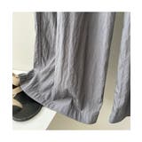 ゆったりシルエットでこなれ感たっぷりのドレープワイドパンツ 秋 涼しい | maison de LATIR | 詳細画像12