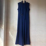 シーンに合わせて楽しむベルト付きノースリーブジャンプスーツ ベルト付き ワイド | maison de LATIR | 詳細画像8