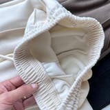 寒い時期でもオシャレに着こなせる裏起毛ウエストゴムストレートパンツ カジュアル | maison de LATIR | 詳細画像10