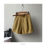 タックがポイントのハイウエストハーフパンツ 夏 夏 | maison de LATIR | 詳細画像20