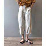 八分丈がポイントのバナナパンツ クロップドパンツ ハイウエスト | maison de LATIR | 詳細画像6
