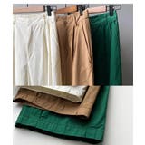 八分丈がポイントのバナナパンツ クロップドパンツ ハイウエスト | maison de LATIR | 詳細画像17