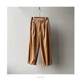 八分丈がポイントのバナナパンツ クロップドパンツ ハイウエスト | maison de LATIR | 詳細画像19