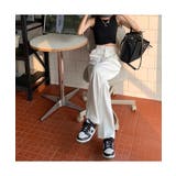 カジュアルさが可愛いハイウエストスラックスパンツ ワイドパンツ 韓国 | maison de LATIR | 詳細画像7