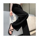 ドレープ感が可愛いウエストチェーンストレートモップパンツ 夏 夏 | maison de LATIR | 詳細画像2
