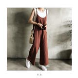 トレンド感のある大人なオールインワンワイドサロペット カジュアル 韓国 | maison de LATIR | 詳細画像16 