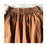 ふわっとしたシルエットが女性らしいコットンロングフレアスカート プリーツ Aライ… | maison de LATIR | 詳細画像10 