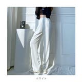 コーデをスタイリッシュに演出するタック入りストレートロングパンツ 大人 シンプル | maison de LATIR | 詳細画像18