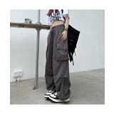 大人な抜け感をコーデにプラスする裾絞りカーゴパンツ ワークパンツ ウエストゴム | maison de LATIR | 詳細画像5 