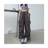 大人な抜け感をコーデにプラスする裾絞りカーゴパンツ ワークパンツ ウエストゴム | maison de LATIR | 詳細画像6 