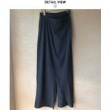おしゃれ上級者になれるハイウエストストレートパンツ ラップパンツ ボトムス | maison de LATIR | 詳細画像5