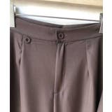おしゃれ上級者になれるハイウエストストレートパンツ ラップパンツ ボトムス | maison de LATIR | 詳細画像15