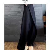おしゃれ上級者になれるハイウエストストレートパンツ ラップパンツ ボトムス | maison de LATIR | 詳細画像18