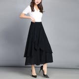 涼しいスリットワイドパンツ ワイドパンツ シフォン | maison de LATIR | 詳細画像3