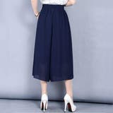 涼しいスリットワイドパンツ ワイドパンツ シフォン | maison de LATIR | 詳細画像6