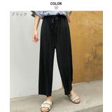 履くだけで涼しい高見えプリーツパンツ プリーツ ウエストゴム | maison de LATIR | 詳細画像13