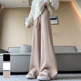 ハイウエストニットパンツ ニット パンツ | maison de LATIR | 詳細画像1
