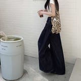 大人こなれ感を演出するワイドパンツ ハイウエスト 美スタイル | maison de LATIR | 詳細画像5 