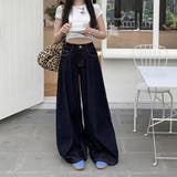 大人こなれ感を演出するワイドパンツ ハイウエスト 美スタイル | maison de LATIR | 詳細画像18 