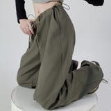 大人のこなれ感を演出するパラシュートスウェットパンツ フルレングス こなれ感 | maison de LATIR | 詳細画像8